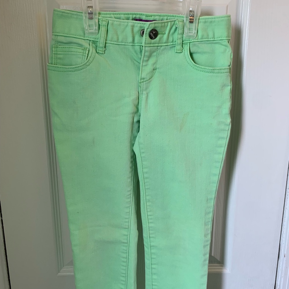 Old Navy Lime Green Skinny Girls Pants